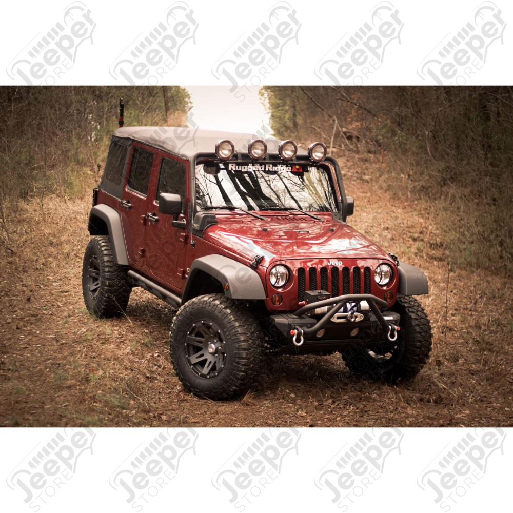 XHD Wheel, 17x9, Black Satin, Center Cap 07-19 Jeep Wrangler/Gladiator