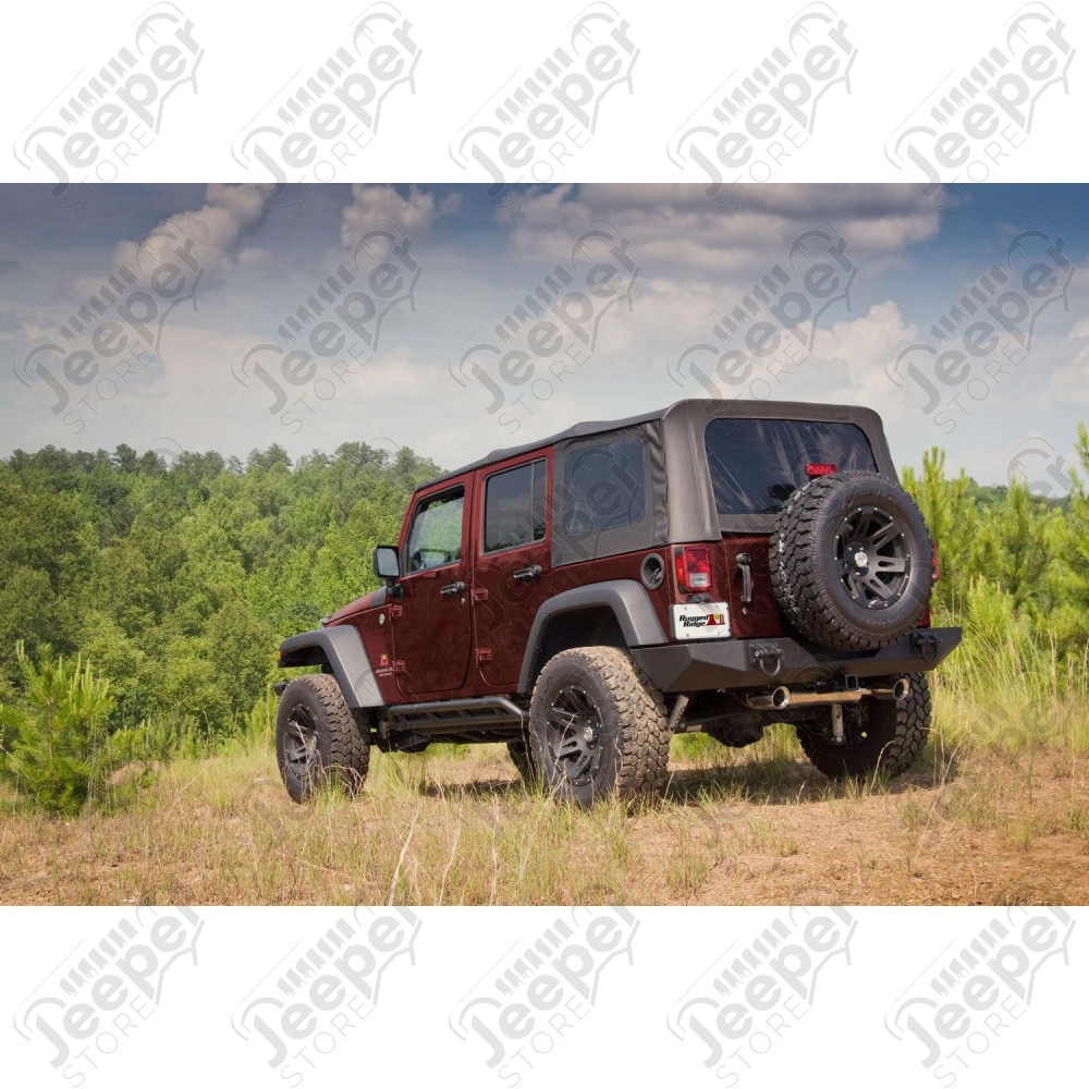 XHD Wheel, 17x9, Black Satin, Center Cap 07-19 Jeep Wrangler/Gladiator