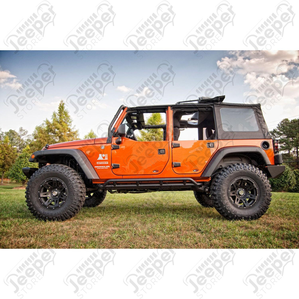 XHD Wheel, 17x9, Black Satin, Center Cap 07-19 Jeep Wrangler/Gladiator