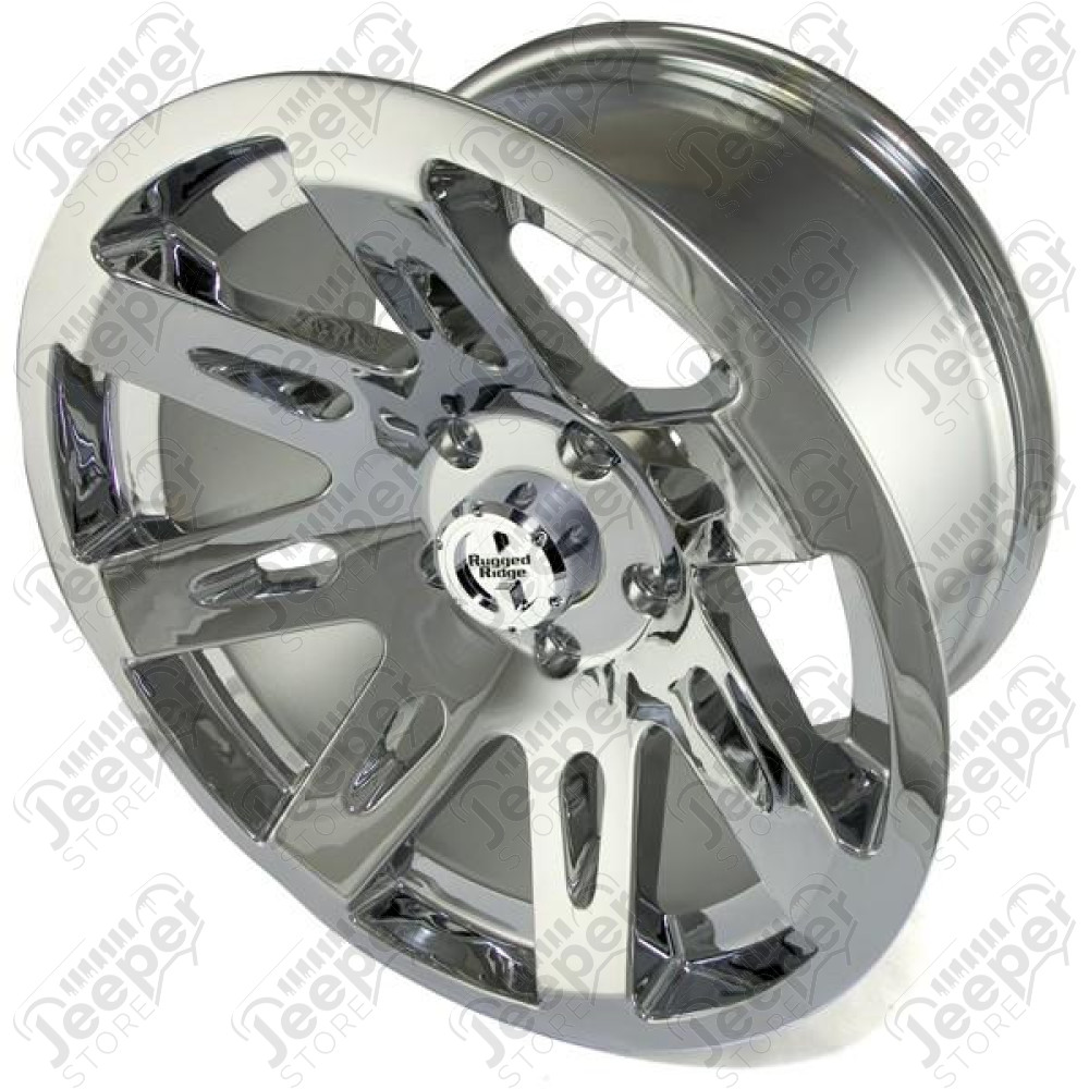 XHD Wheel, 17x9, Chrome; 07-19 Jeep Wrangler/Gladiator