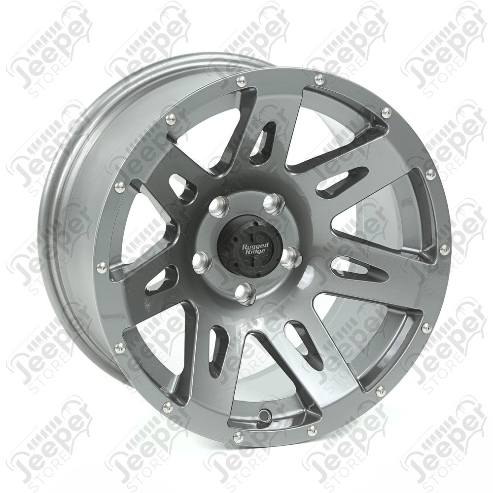XHD Wheel, Gun Metal, 17x9 5 on 5; JK/JL/JT