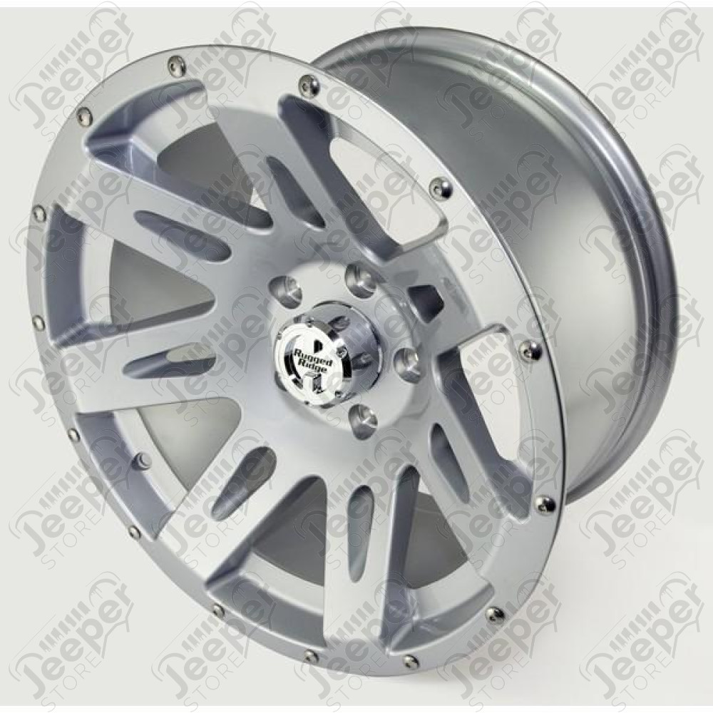 XHD Wheel, 17x9, Silver; 07-19 Jeep Wrangler/Gladiator