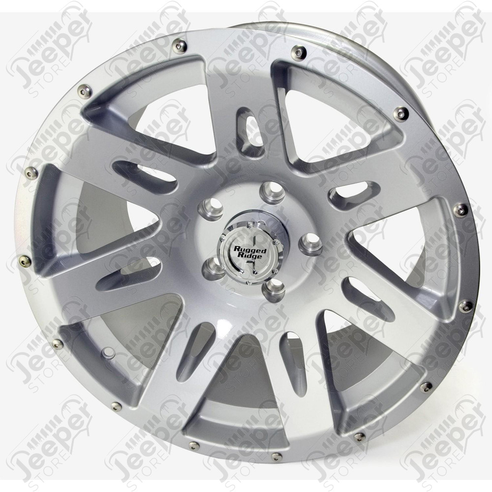 XHD Wheel, 17x9, Silver 07-19 Jeep Wrangler/Gladiator