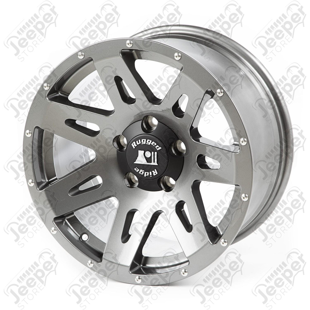 XHD Wheel, 17x8.5, Gun Metal; 07-19 JK/JL