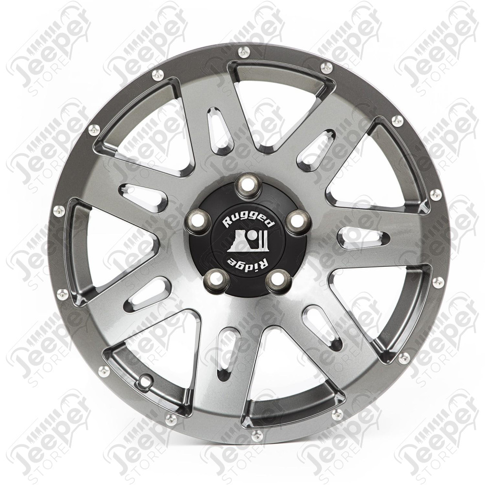 XHD Wheel, 17x8.5, Gun Metal 07-19 JK/JL