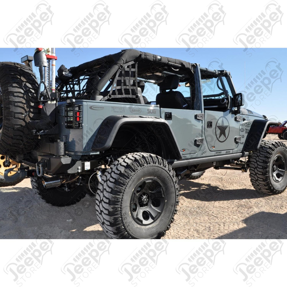 Drakon Wheel, 17X9, Black Satin 07-20 Jeep JK/JL/JT