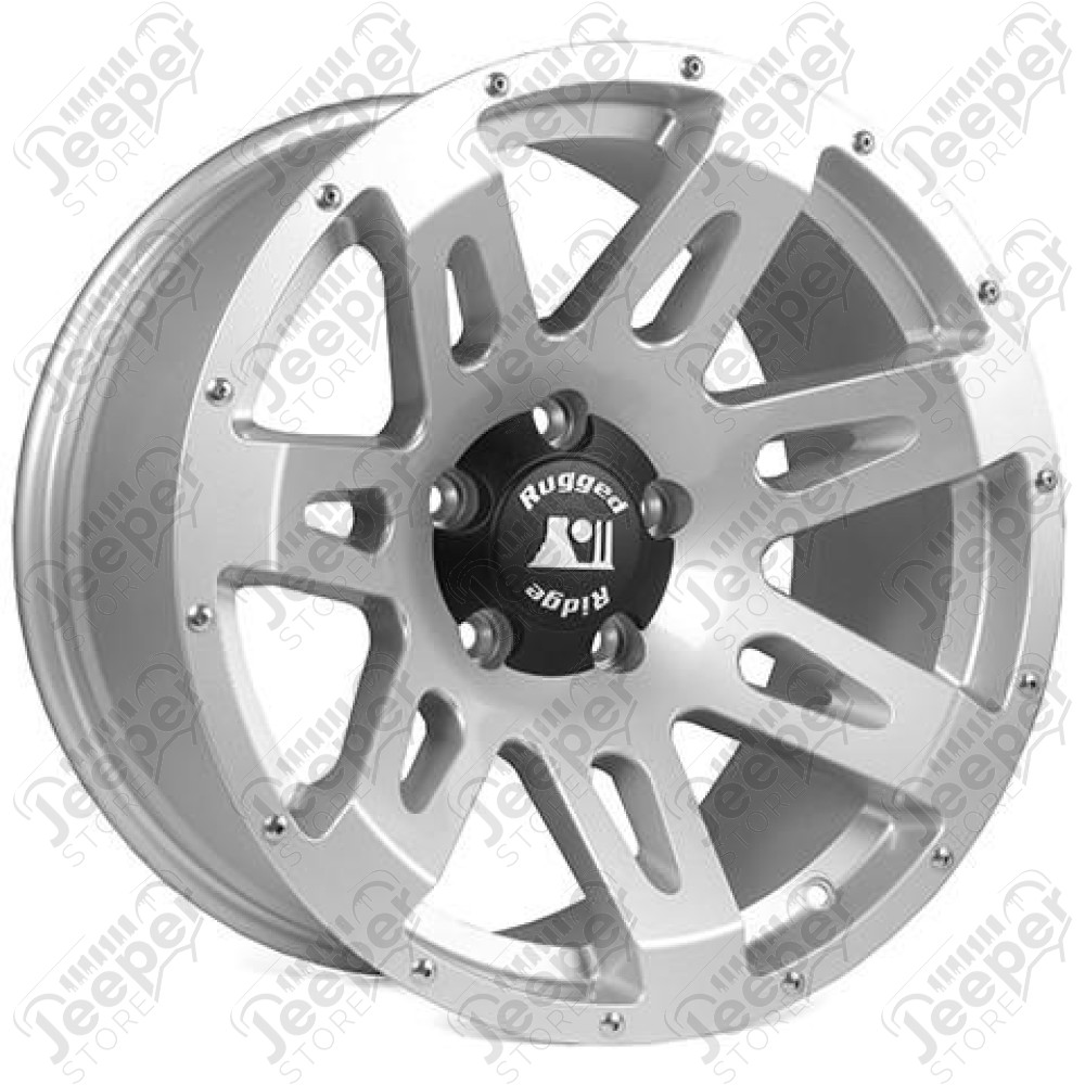 XHD Wheel, 18x9, Silver; 07-18 Jeep Wrangler JK