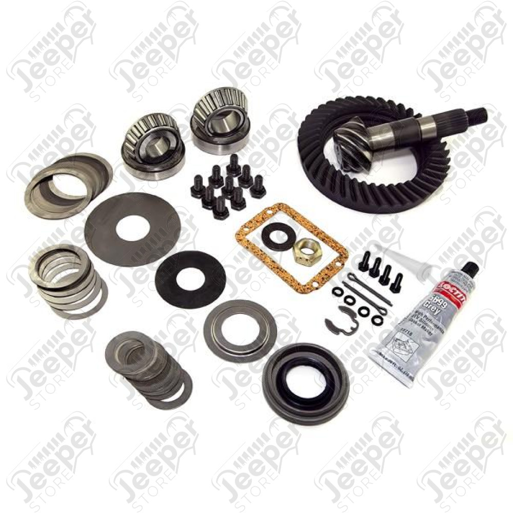 Ring and Pinion, 4.56 Ratio, Front; 87-95 Jeep YJ/XJ, for Dana 30