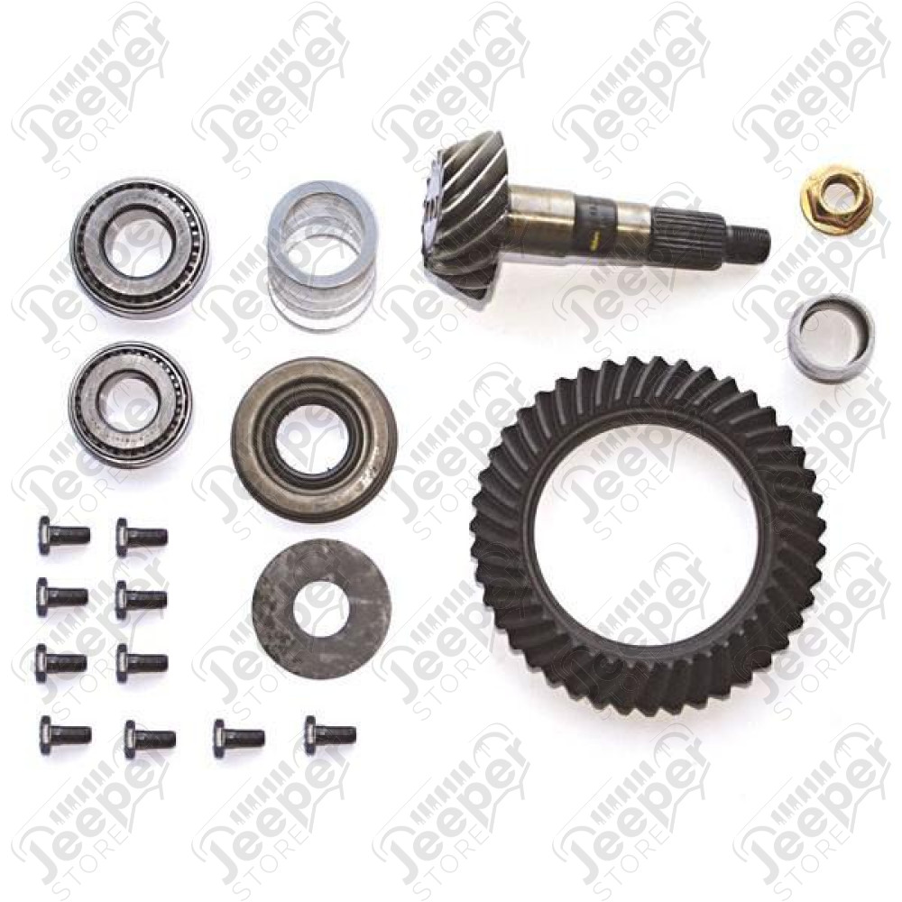 Ring and Pinion, 3.55 Ratio, Front; 97-06 Jeep YJ/XJ, for Dana 30
