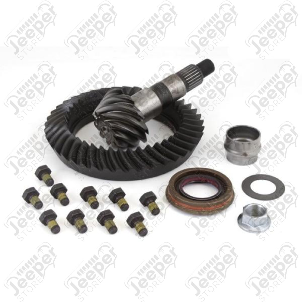 Ring and Pinion, 4.10 Ratio, Front; 07-18 Wrangler JK, for Dana 30