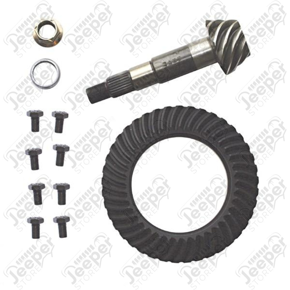 Ring and Pinion, 3.55 Ratio; 87-07 Jeep Wrangler/Cherokee, for Dana 35