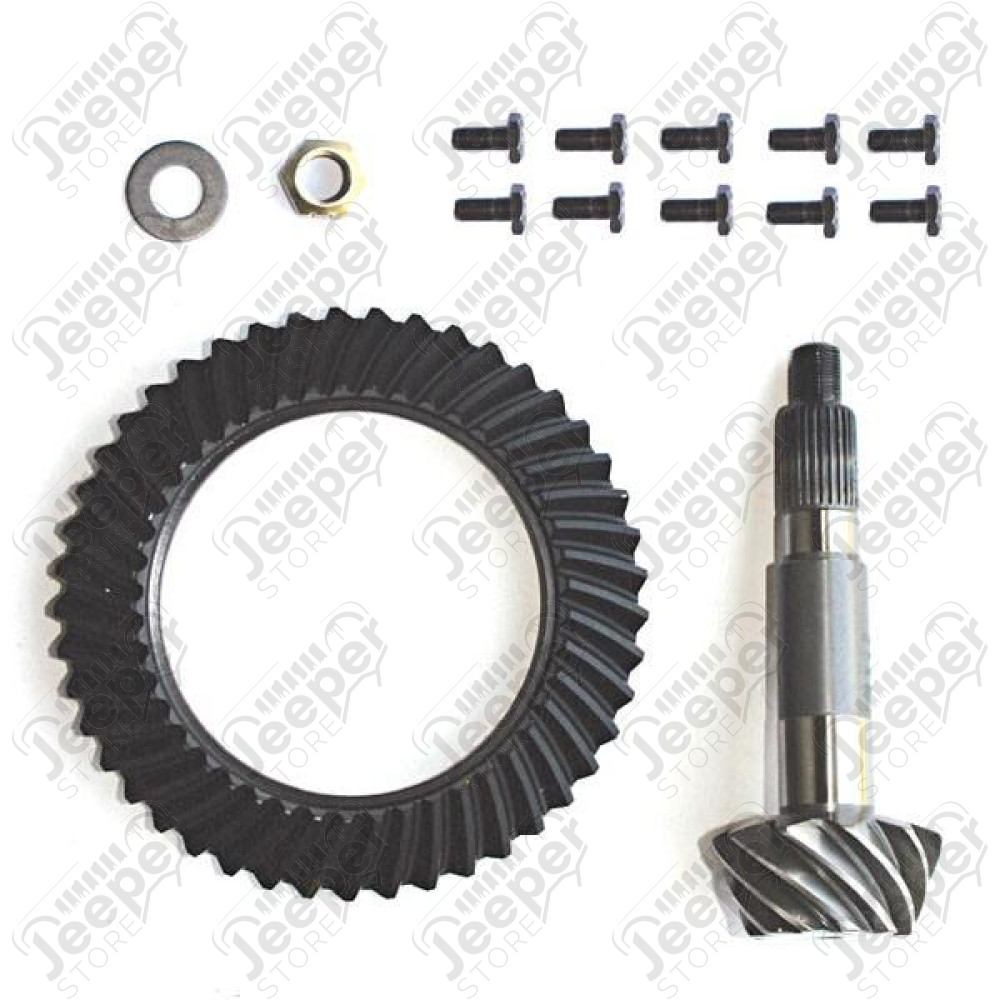 Ring and Pinion, 4.09 Ratio; 84-95 Jeep YJ/CJ/MJ/XJ, for Dana 44