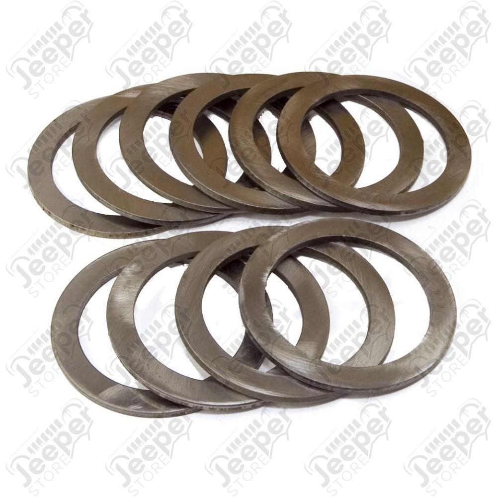 Differential Shim Kit; 03-06 Jeep Wrangler TJ Rubicon, for Dana 44