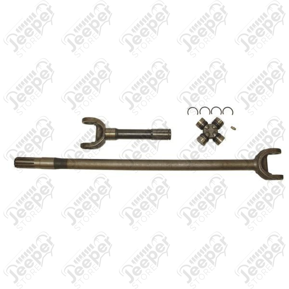 Axle Shaft Assembly, Left; 41-71 Willys/Jeep, for Dana 25