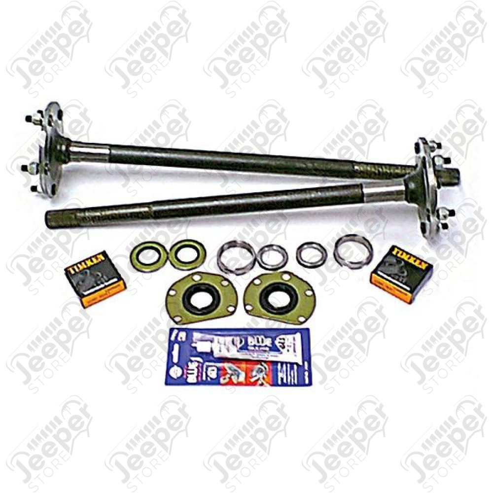 Axle Shaft Kit, 1 Piece, Wide Track; 82-86 CJ7/CJ8 Scrambler, AMC 20