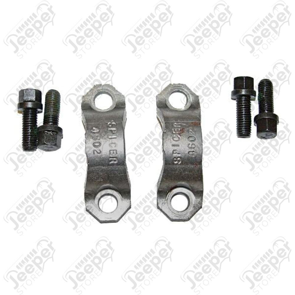 Bolt Kit, Yoke Strap, D300; 76-07 Jeep CJ/YJ/TJ/JK/XJ/ZJ/KJ, Dana 30