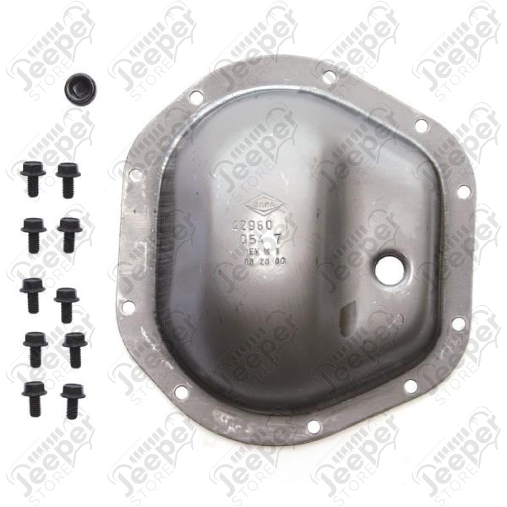Differential Cover Kit; 72-18 Jeep CJ/YJ/TJ/JK/ZJ, for Dana 44