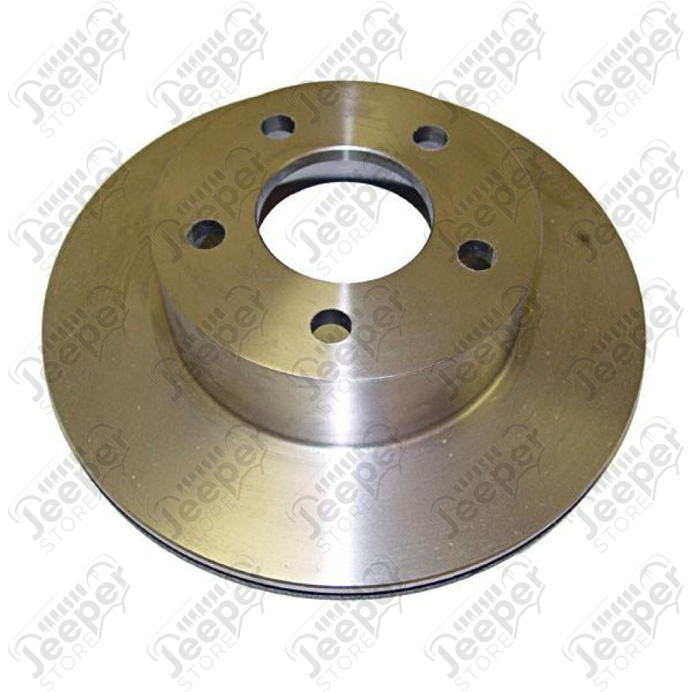 Brake Rotor, Front; 84-89 Jeep Wrangler YJ/Cherokee XJ
