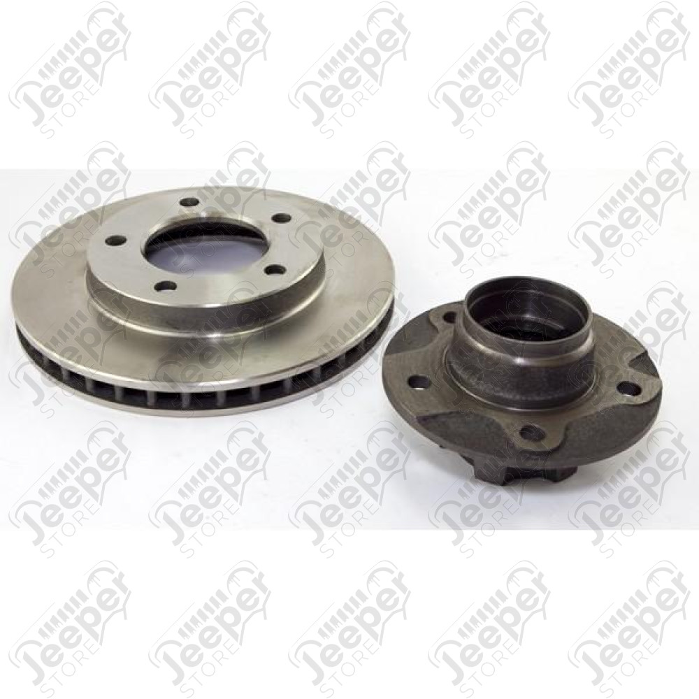 Brake Rotor Kit, Front, Hub; 78-81 Jeep CJ5/CJ7/CJ8 Scrambler