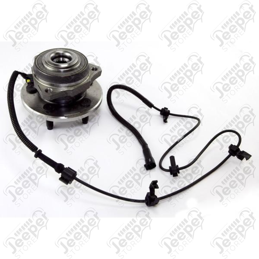 Axle Hub Assembly, Front, Left, ABS, Disc Brakes; 02-07 Liberty KJ
