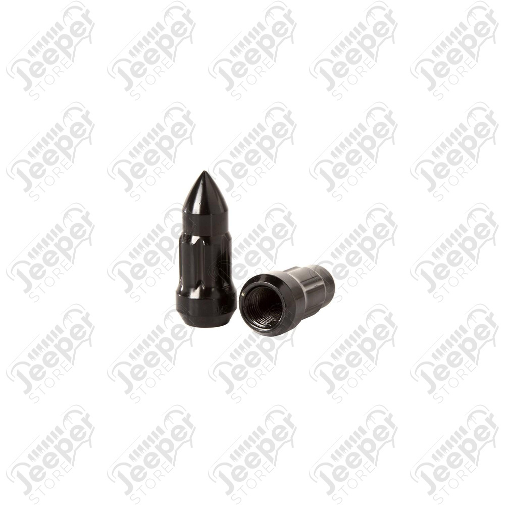 Wheel Lug Nut, 23 Piece, 1/2x20, Bullet Style, Black