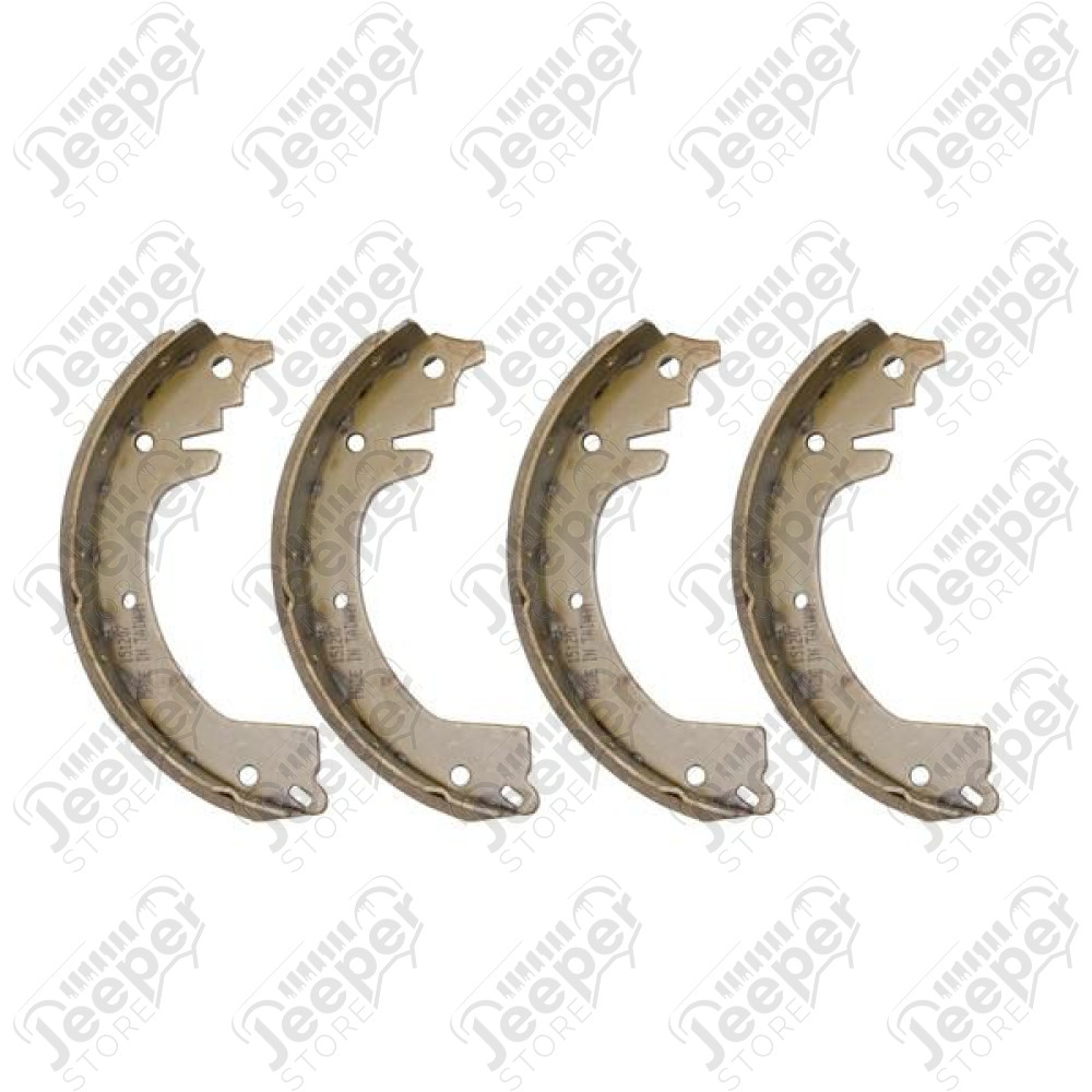 Drum Brake Shoe Kit; 53-71 Jeep CJ