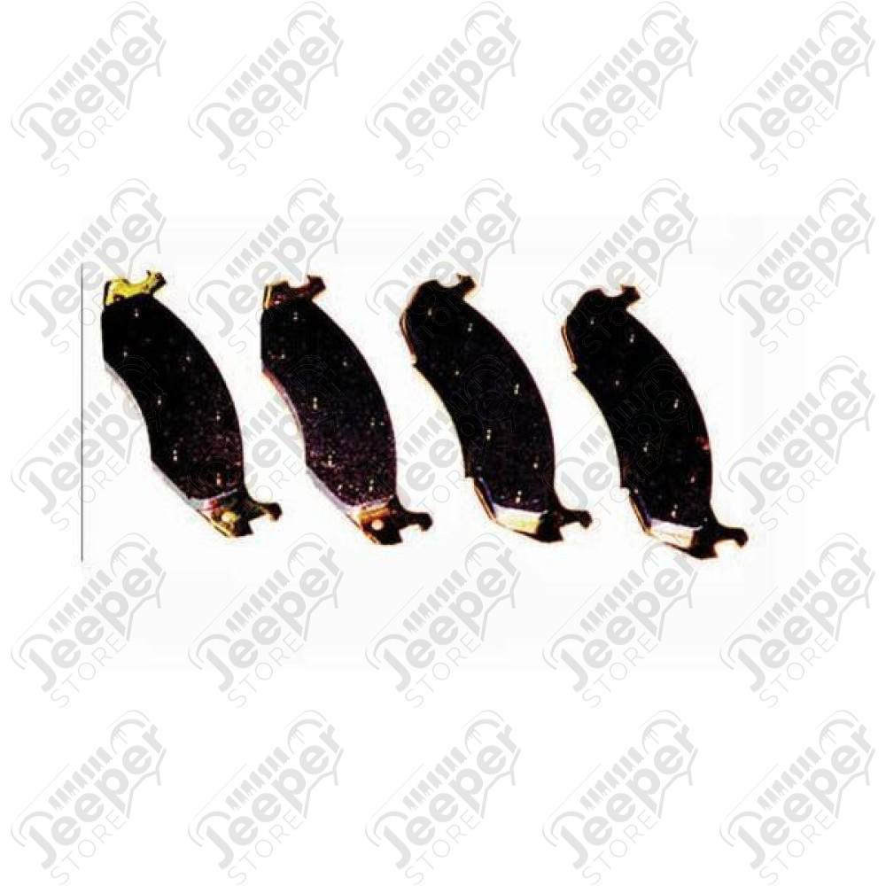 Brake Pad Kit, Front; 82-89 Jeep CJ/Wrangler YJ