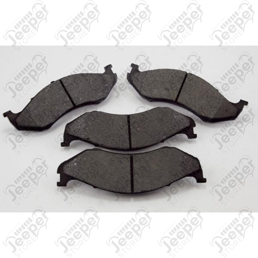Brake Pad Kit, Front, Titanium; 90-06 Jeep Wrangler/Cherokee