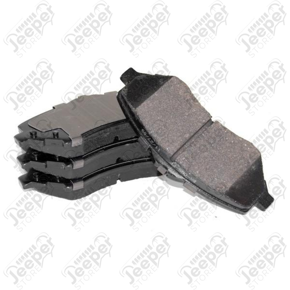 Brake Pad Kit, Front; 07-18 Jeep Wrangler JK