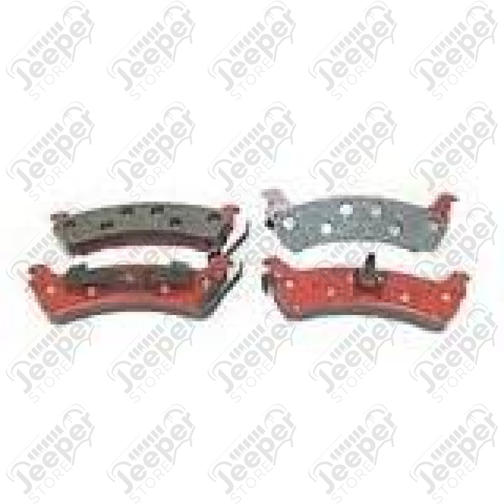 Brake Pad Kit, Rear, Titanium; 95-98 Jeep Grand Cherokee ZJ