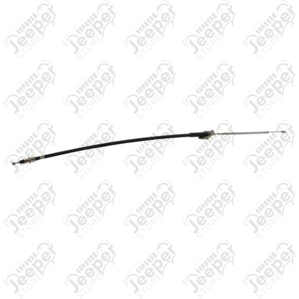 Parking Brake Cable, Rear, Left, 11 In Drum, Bolt-On; 76-86 Jeep CJ