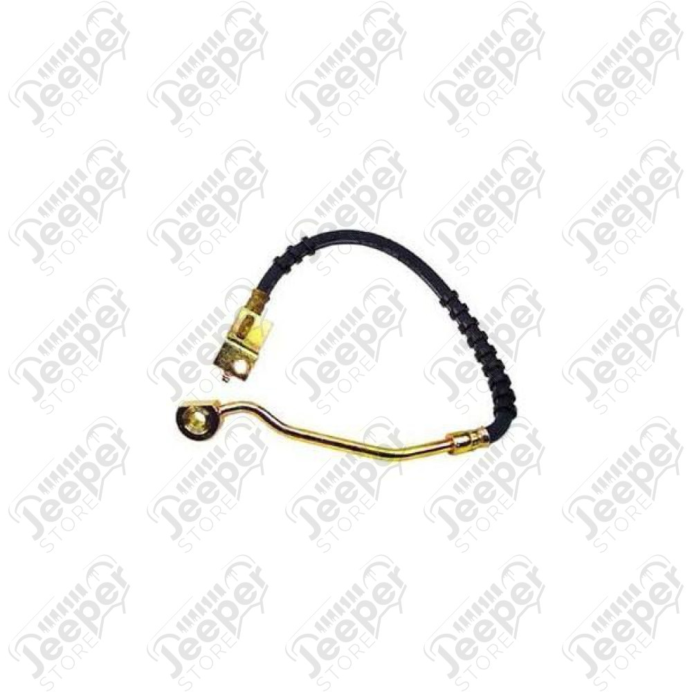 Brake Hose, Front, Left, Non ABS; 90-95 Jeep Wrangler YJ