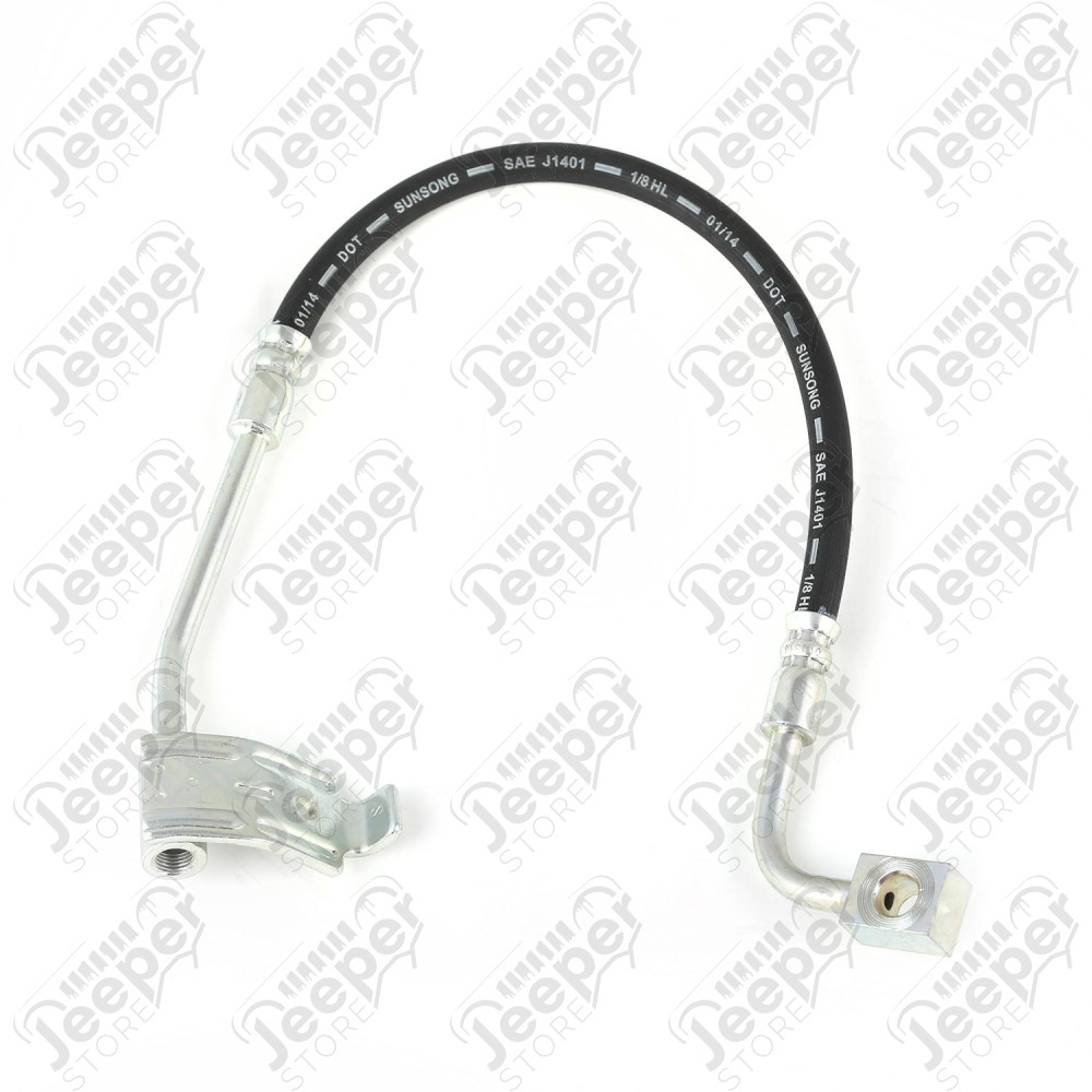 Brake Hose, Rear, Left; 07-18 Jeep Wrangler JK