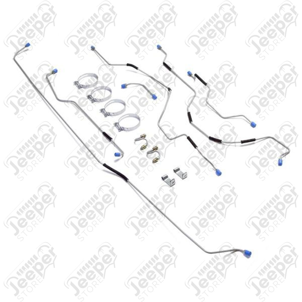 Brake Line Kit, Full; 41-42 Willys MB/Ford GPW