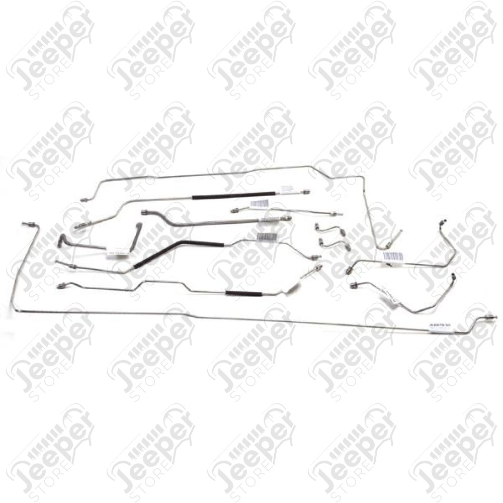 Brake Line Kit, Full; 69-71 Jeep CJ5