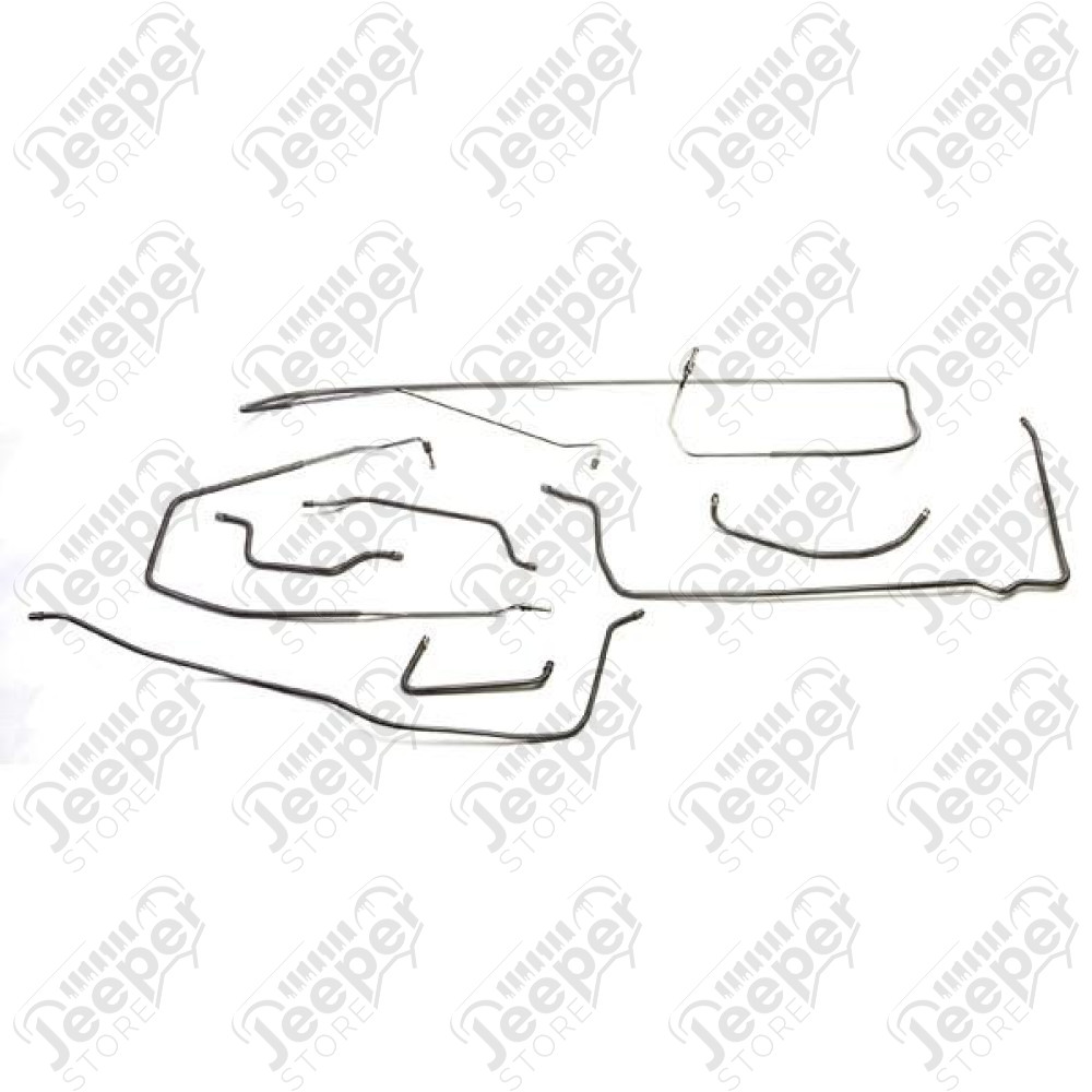 Brake Line Kit, Full; 72-73 Jeep CJ5