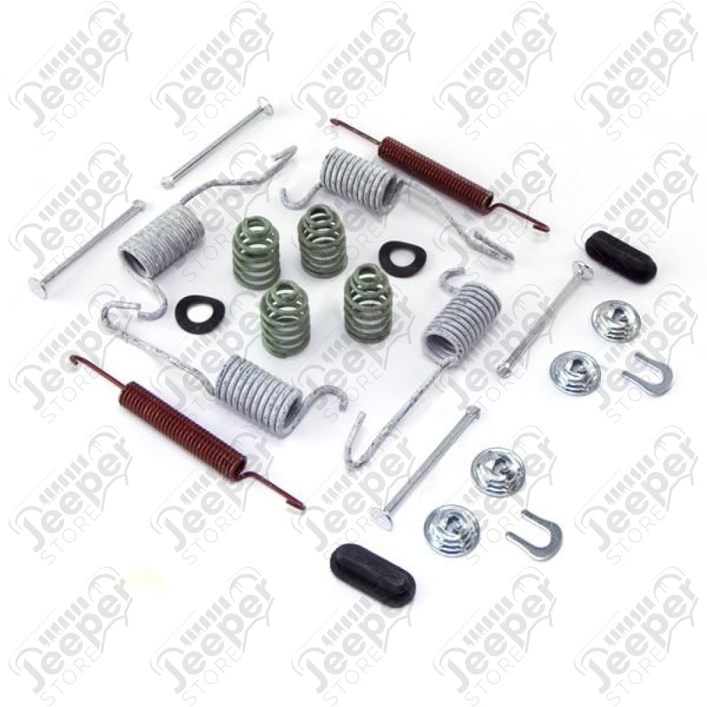 Brake Shoe Hold Down Kit; 90-06 Jeep Cherokee XJ