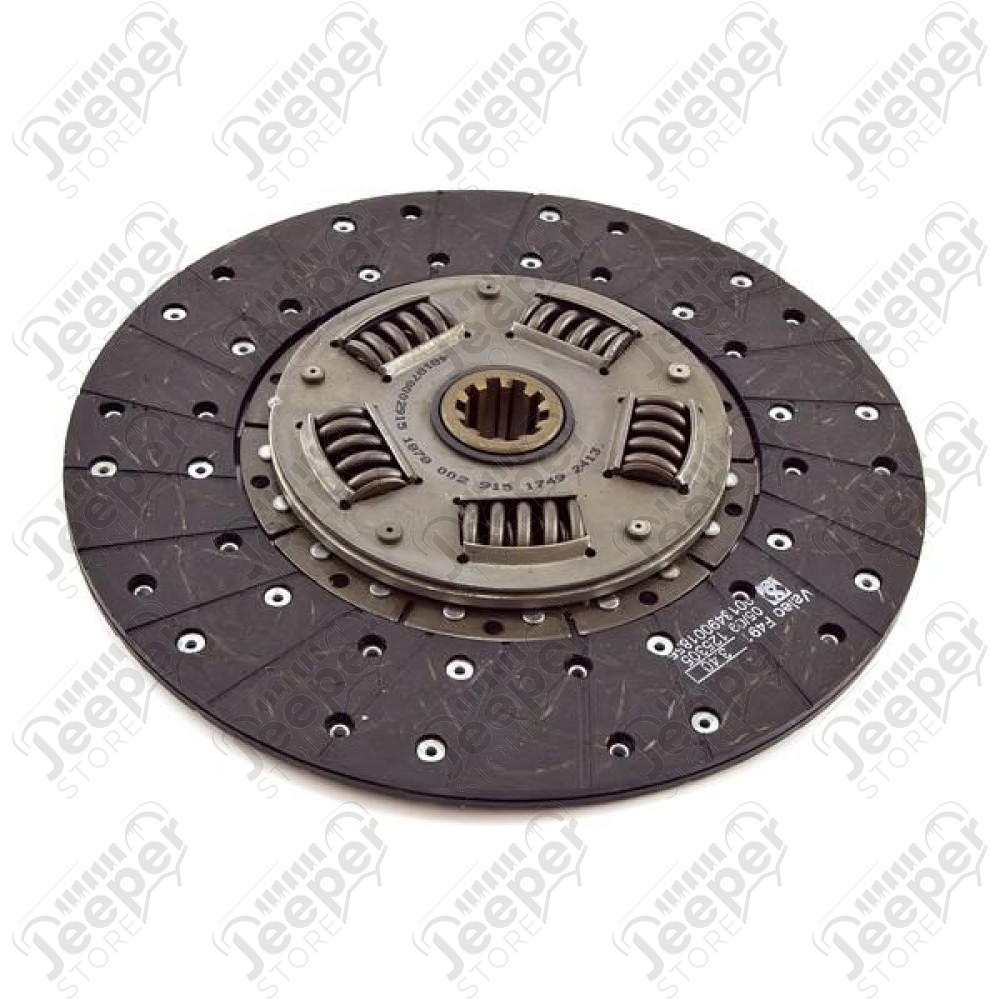 Clutch Friction Disc, 10.5 Inch; 01-04 Jeep Wrangler
