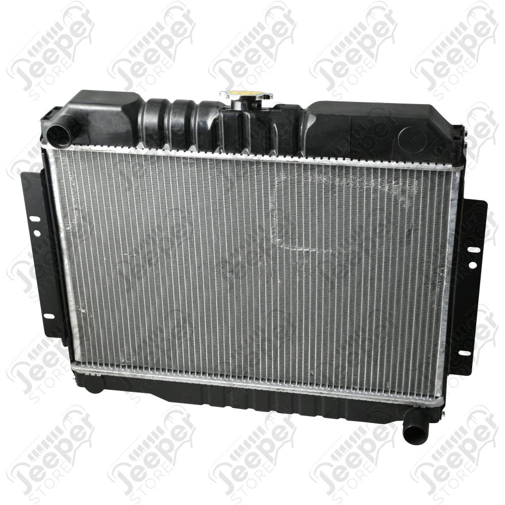 Radiator, 2 Row, GM V8 Engine Conversion; 72-86 Jeep CJ