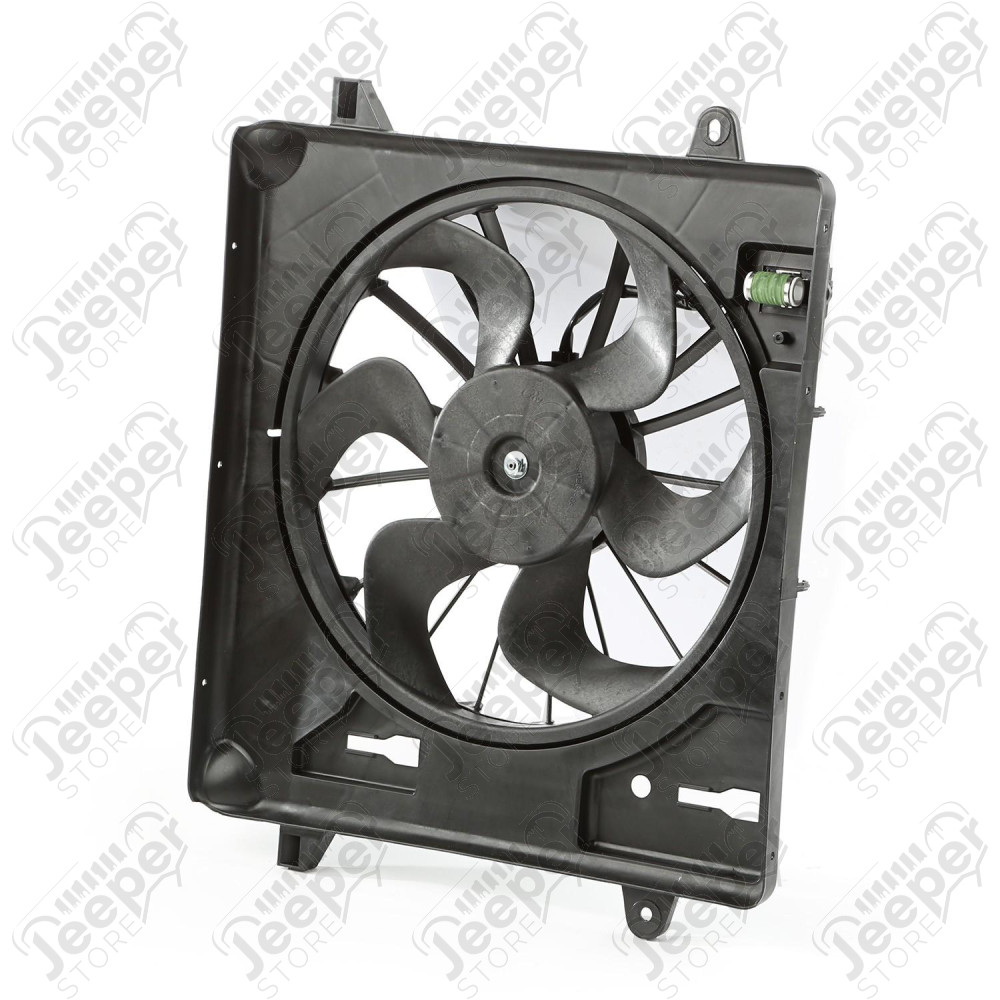 Engine Cooling Fan Assembly 07-11 Jeep Wrangler JK, 3.8L