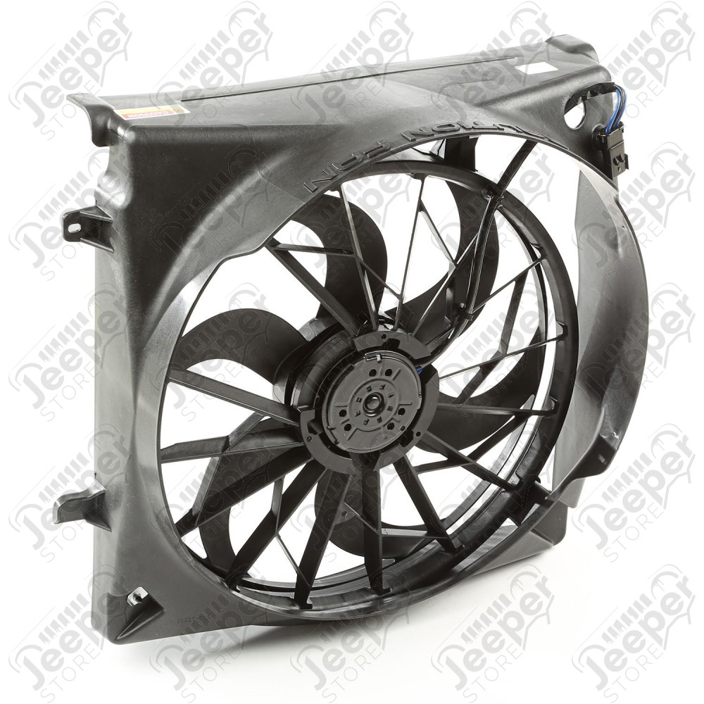 Engine Cooling Fan Assembly, 3 Pin connector 04-06 Jeep Liberty