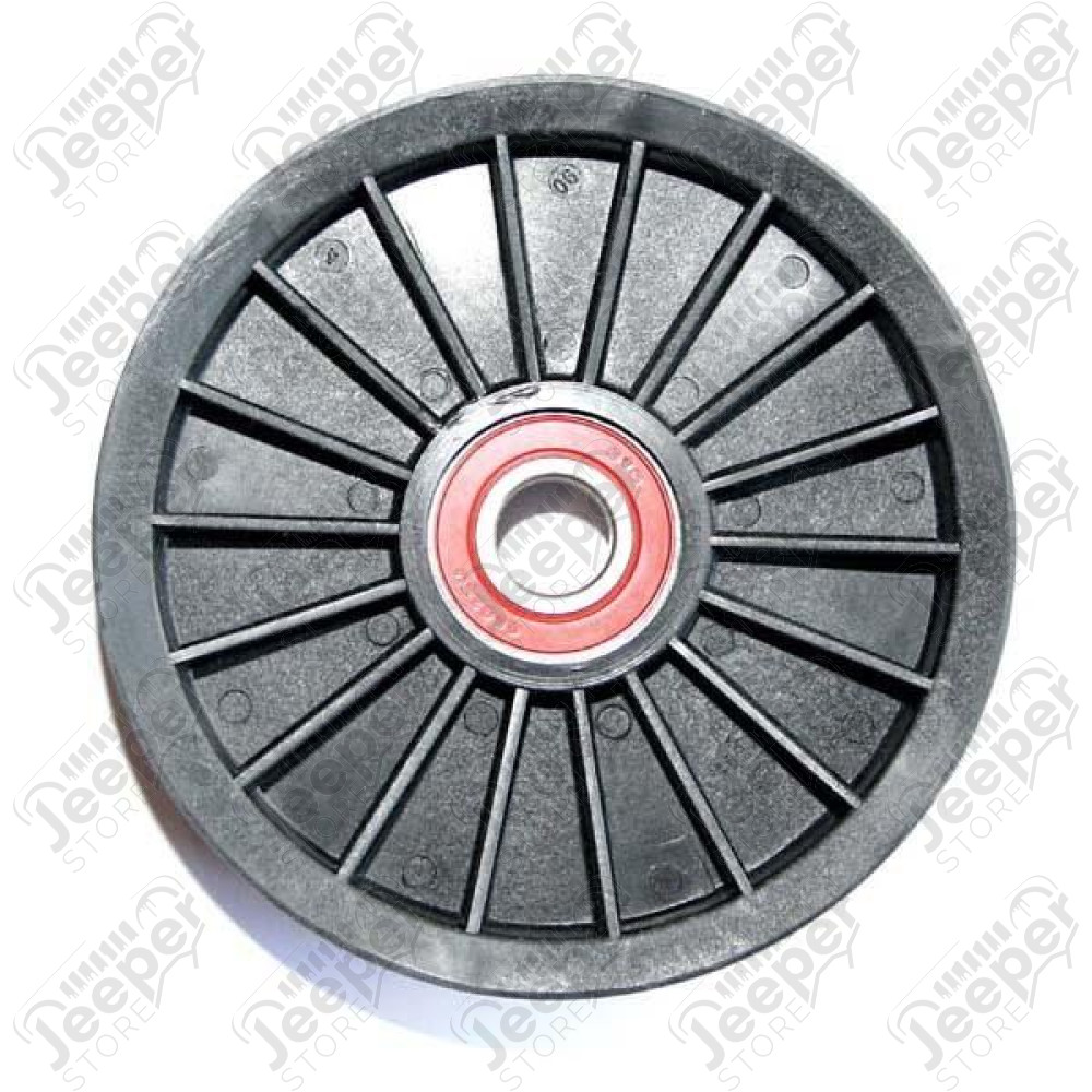 Accessory Drive Belt Idler Pulley, No AC; 02-06 Wrangler/Liberty, 2.4L