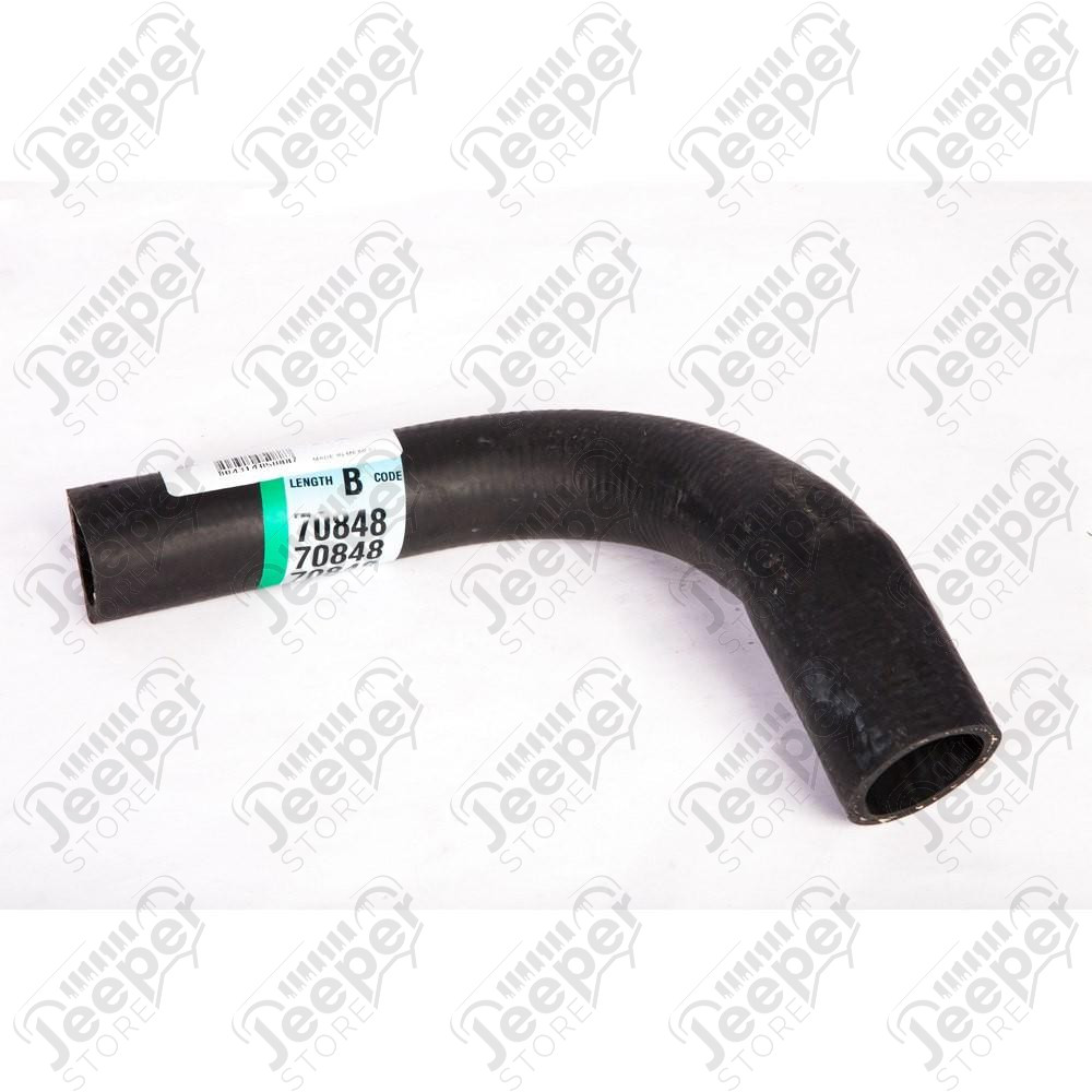 Radiator Coolant Hose, Upper; 87-90 Jeep Wrangler YJ, 4.2L