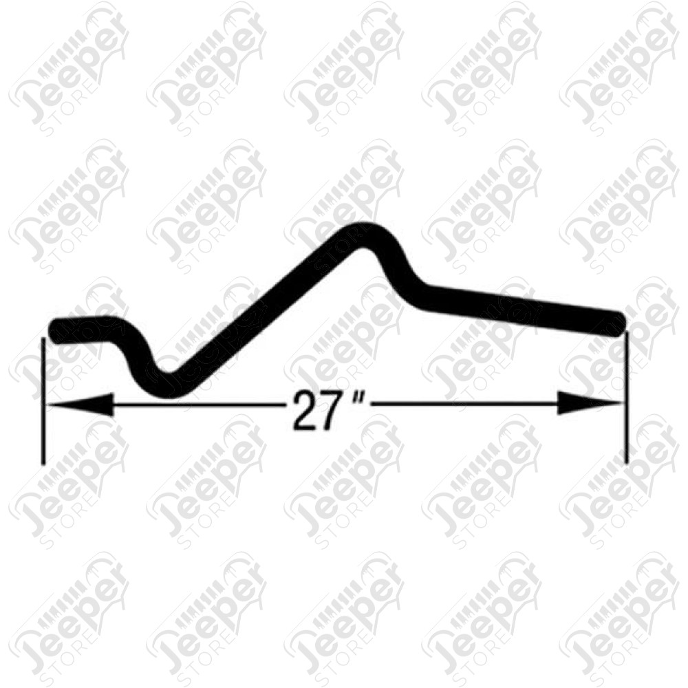 HVAC Heater Hose; 97-04 Jeep G, Cherokee WJ, 4.0L