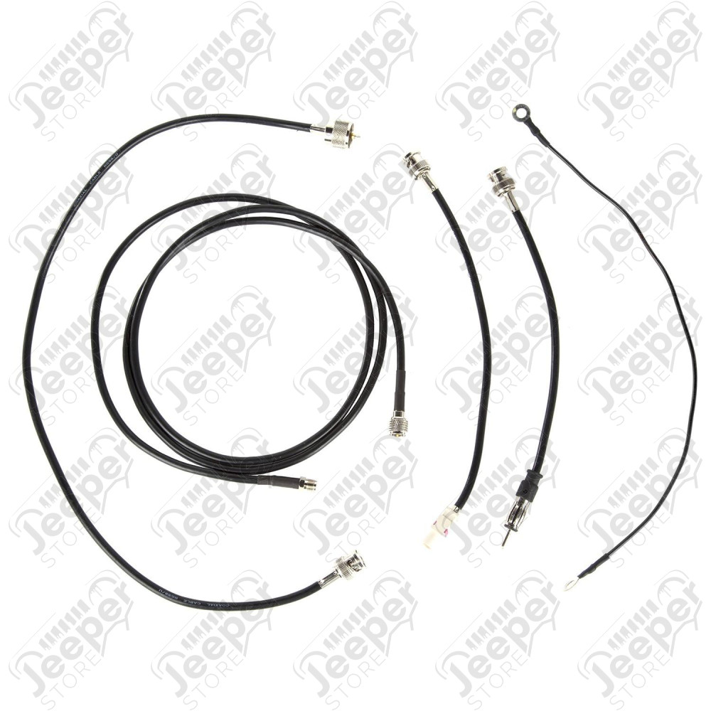 Antenna Mount Kit, CB/AM/FM 97-18 Jeep Wrangler TJ/JK