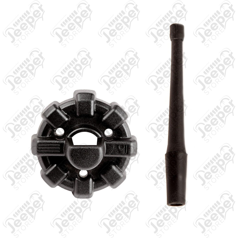 6" Reflex Antenna with Base; 07-20 JK/JL/JT