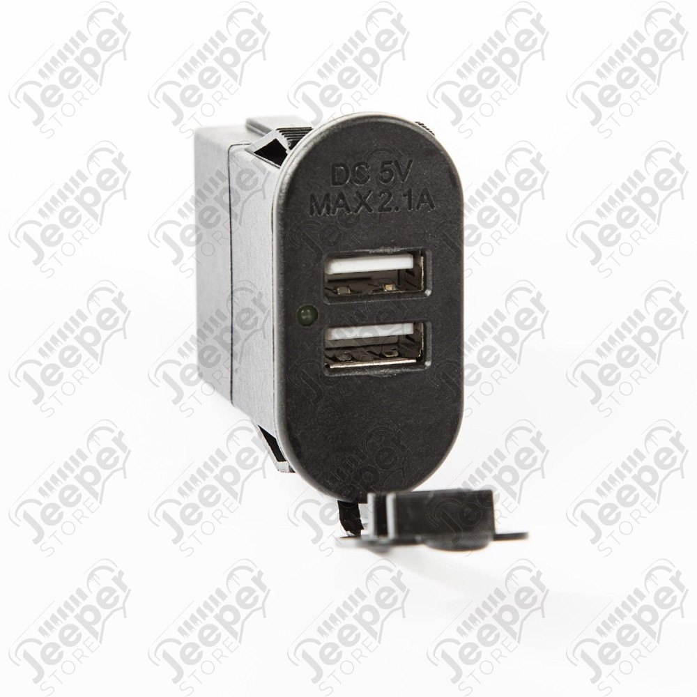 Rocker Switch, Dual USB Port