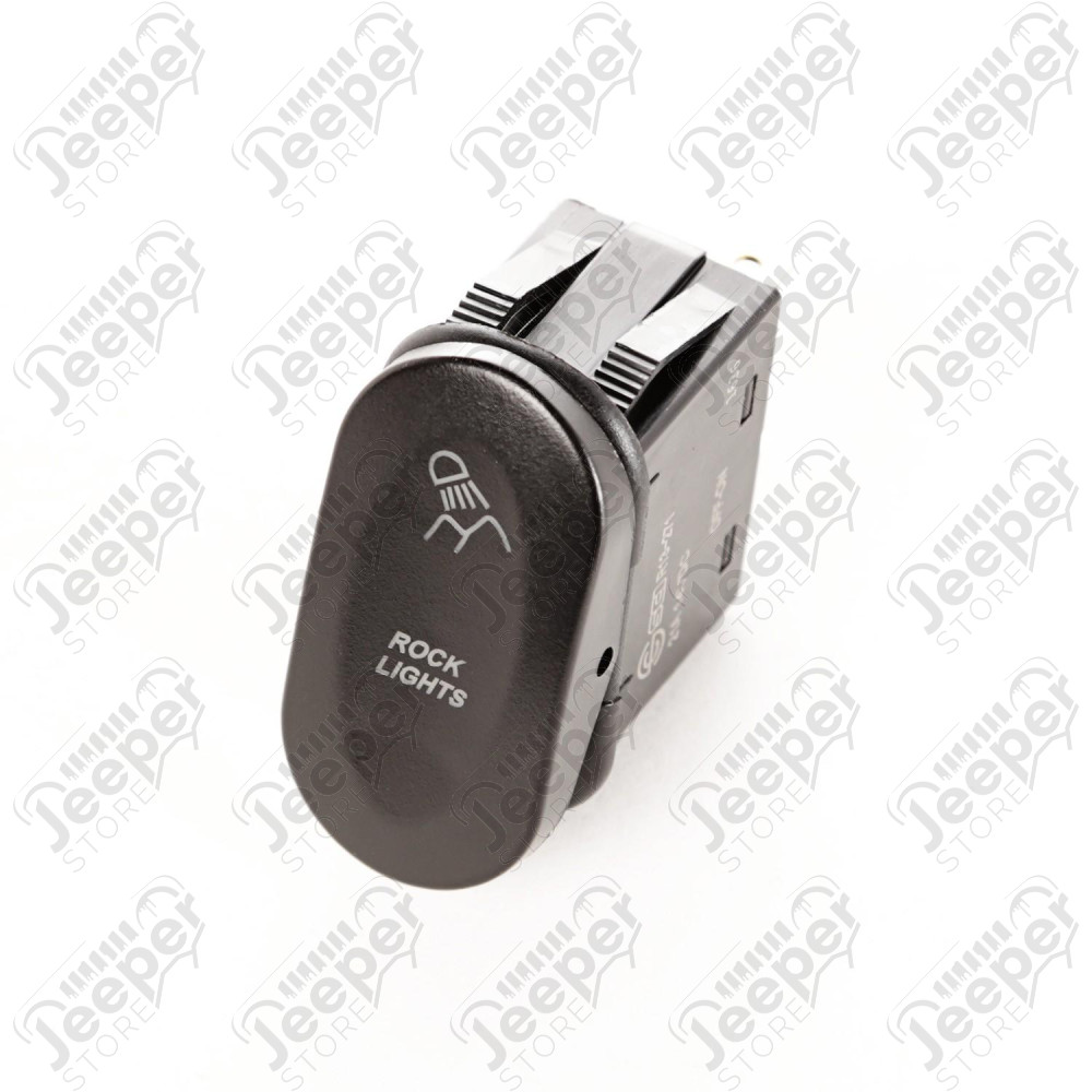 Rocker Switch, 2 Position, Rock Lights, Amber