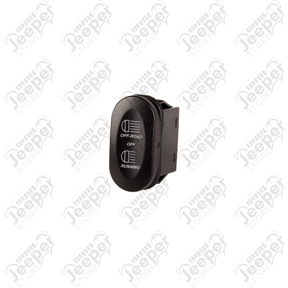 Rocker Switch, 3 Position, Off-Road/Running Light