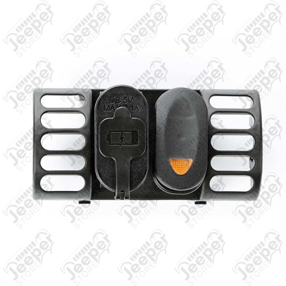 Switch Pod Kit, AC Vent, 1 Switch, Dual USB Connector 97-06 TJ/LJ